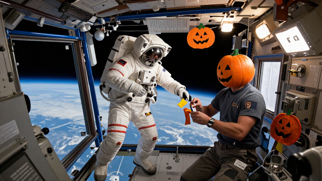Halloween Aboard The International Space Station